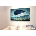 Déco football tableau stade velodrome - Vignette | stickers foot