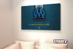 Deco Olympique Marseille avec logo OM - Vignette | Sticker Foot