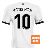 Deco PSG - sticker "Maillot PSG VISITEUR " Personnalisé 2023 - Vignette | Sticker Foot