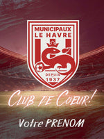 Affiche logo Municipaux Le Havre - Vignette | stickers foot