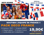 Pack DECO foot soirée match des bleus - Vignette | Sticker Foot