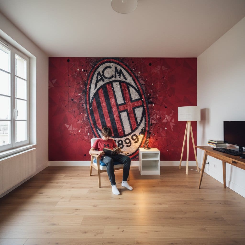 Visualisation papier peint foot AC Milan Italie