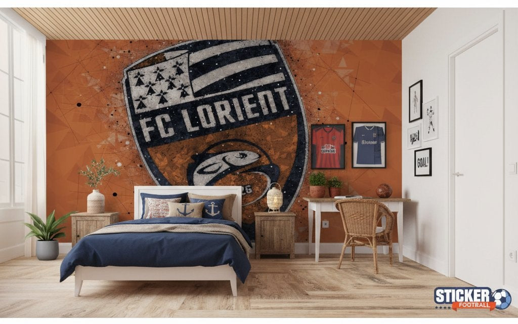 Visualisation papier peint foot FC Lorient logo_