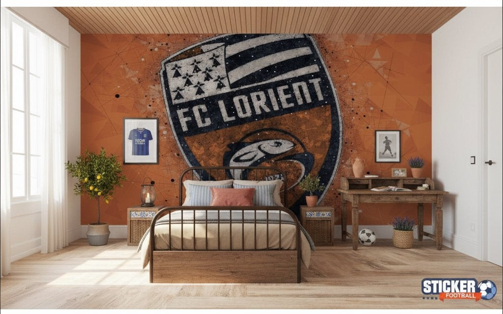 Visualisation papier peint foot FC Lorient logo_