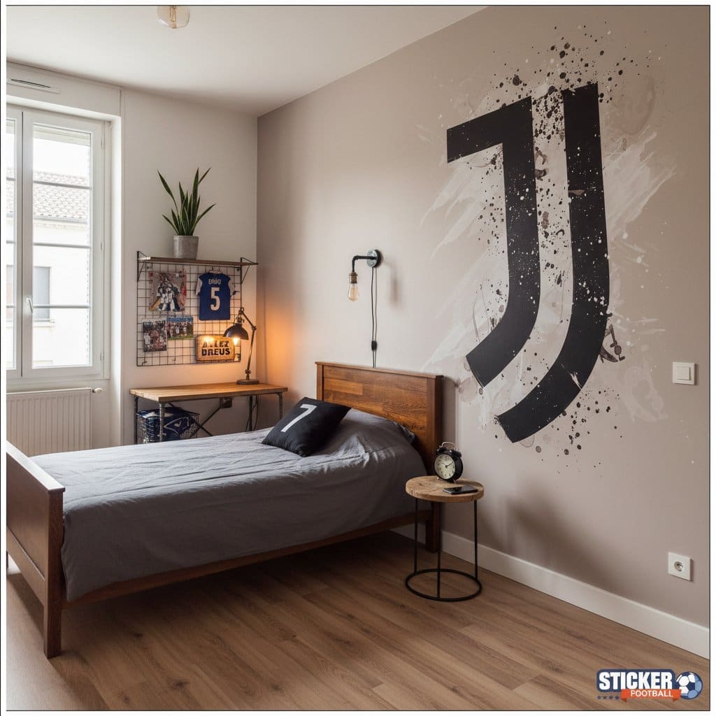 Visualisation papier peint foot Juventus decoration