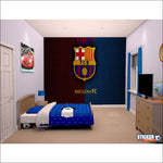 Papier peint foot - logo FC BARCELONE deco Barca - Vignette | stickers foot