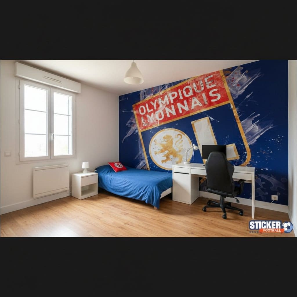 Visualisation papier peint football OL LYON fan