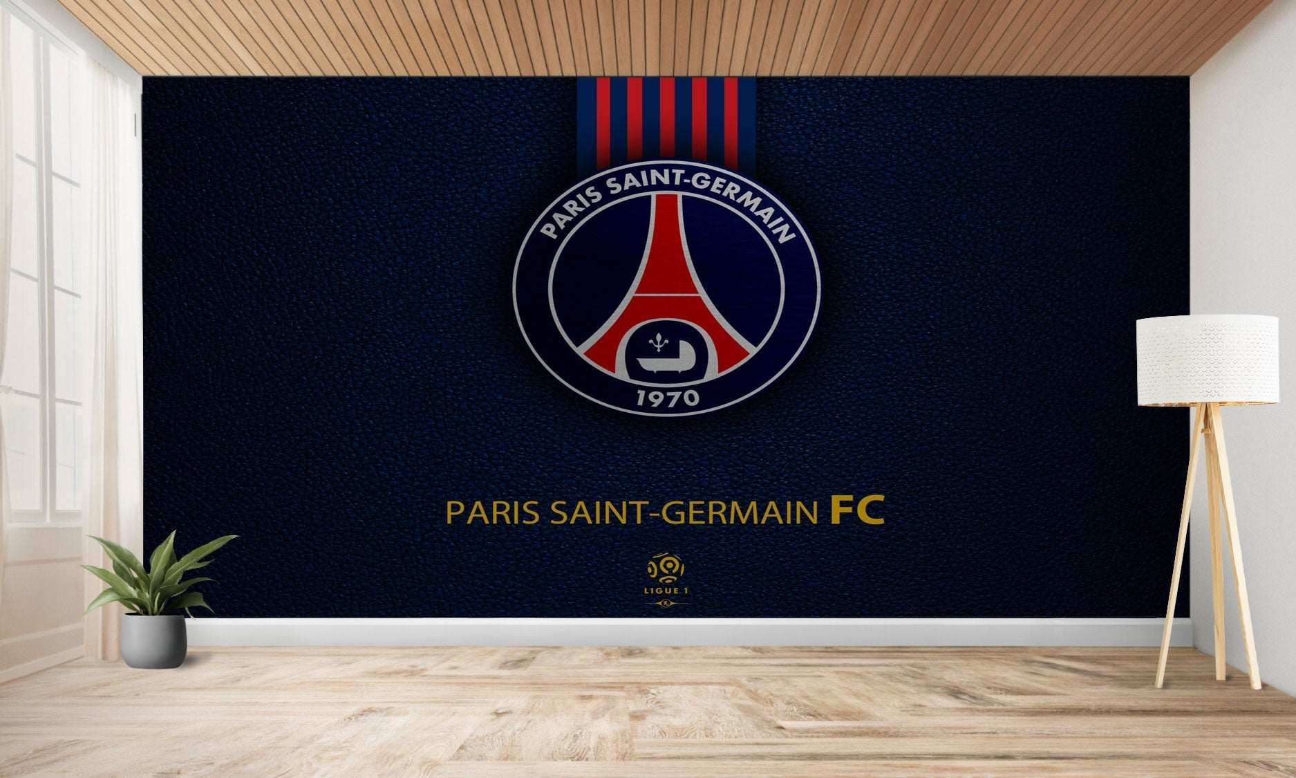 Peinture murale du Paris Saint-Germain FC.