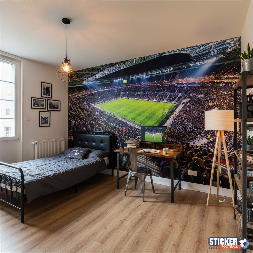 Visualisation papier peint football Stade Lyonnais 3