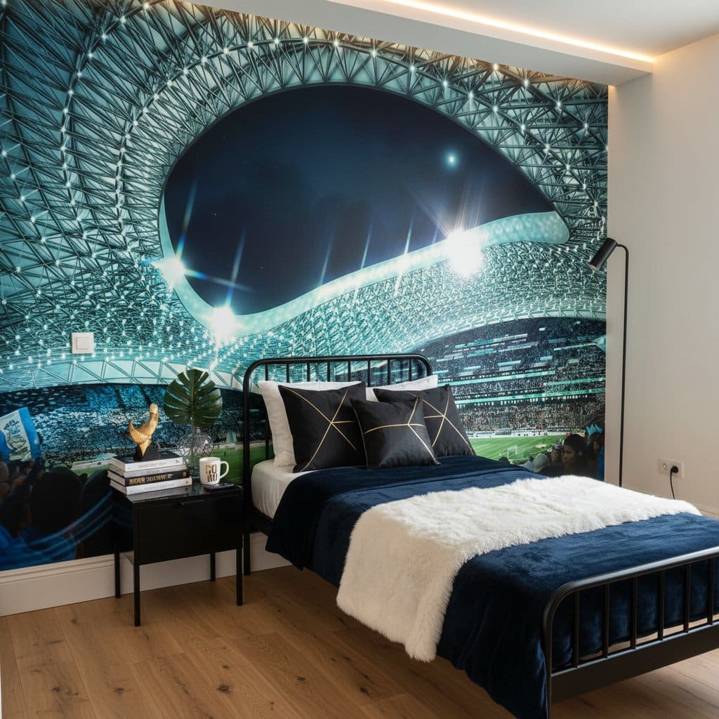 Visualisation Papier peint football stade Vélodrome