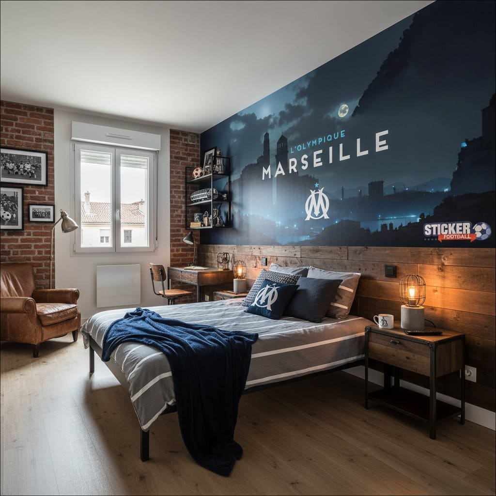 Visualisation Papier Peint OM: Décorez avec Passion Marseille