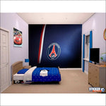 Papier Peint PSG - Tapisserie foot chambre PSG | Sticker Foot - Vignette | stickers foot