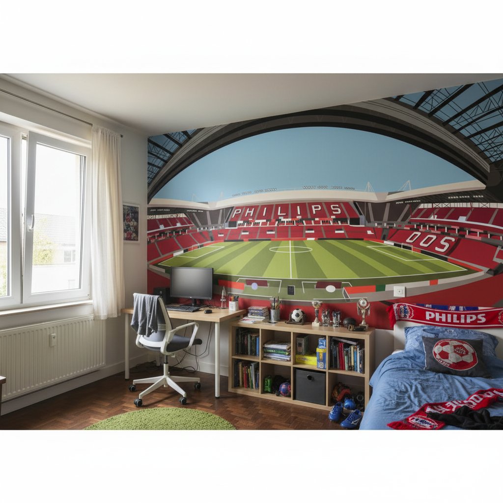 Visualisation Papier Peint stade Philips Stadion - PSV - Eindhoven