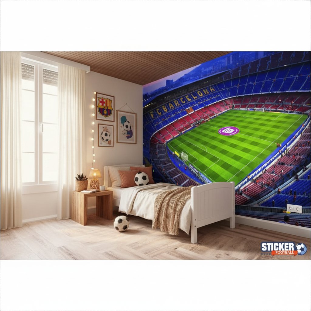 Visualisation Papier peint football stade de foot - Camp Nou