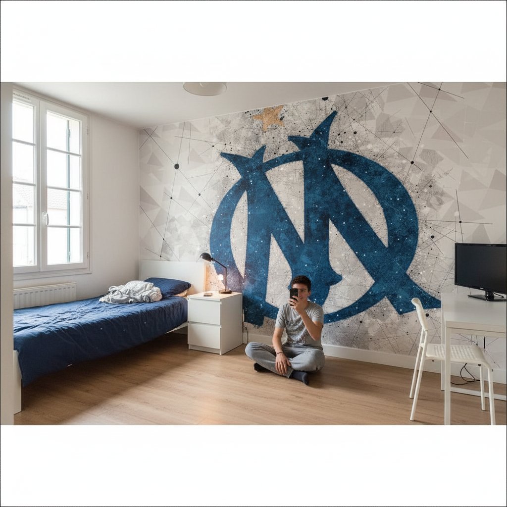 Visualisation Papier peint football Marseille