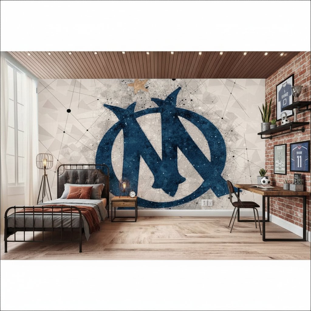 Visualisation Papier peint football Marseille