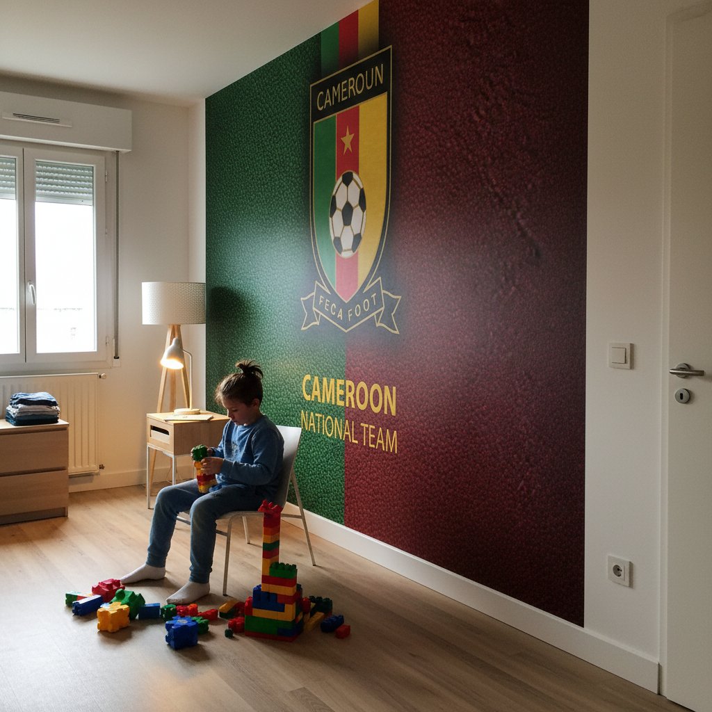 Visualisation papier peint foot Cameroun football logo