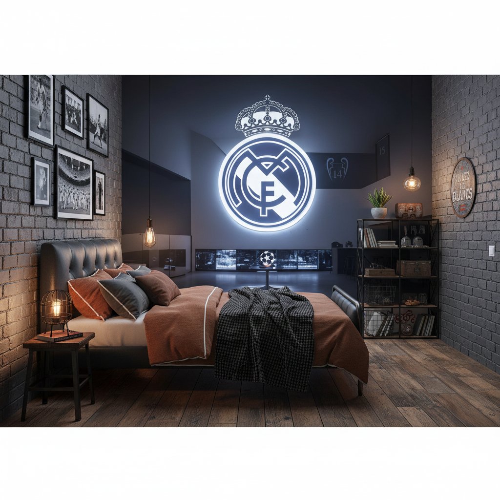 Visualisation Papier Peint Real Madrid C.F.: Passion Déco !
