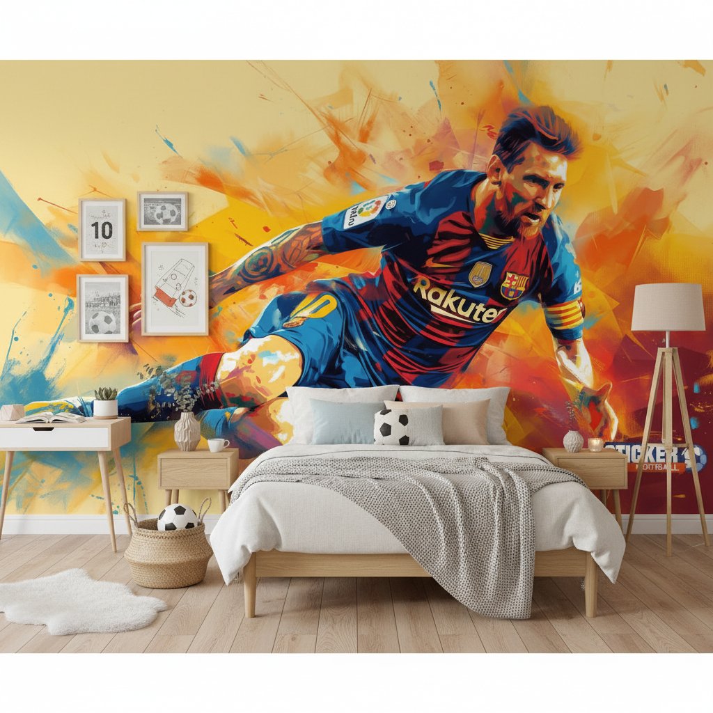 Visualisation Papier Peint Lionel Messi - FC Barcelona Soccer