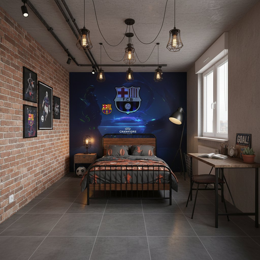 Visualisation Papier Peint FC Barcelona Idéal pour Fans Sportifs