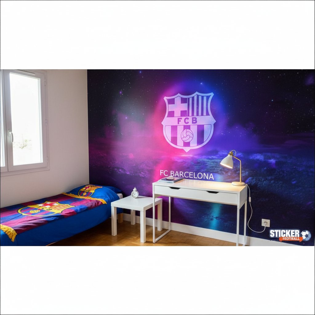 Visualisation Papier Peint FC Barcelona Esprit Sportif