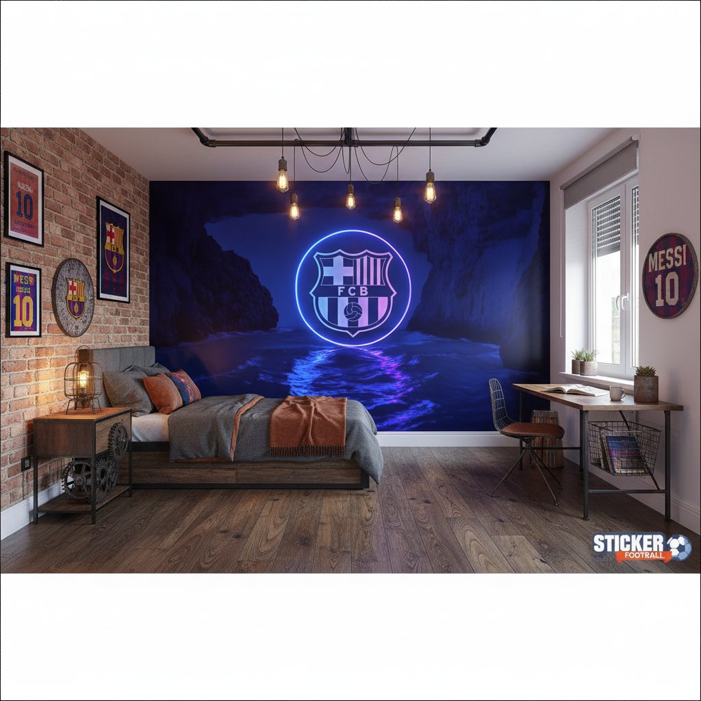 Visualisation Papier peint FC Barcelona - Immersion totale sportive