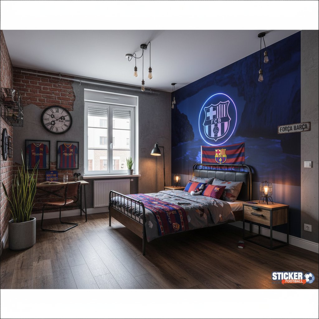 Visualisation Papier peint FC Barcelona - Immersion totale sportive