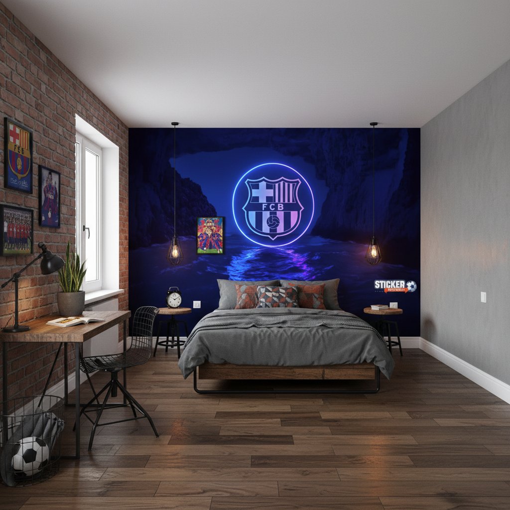 Visualisation Papier peint FC Barcelona - Immersion totale sportive