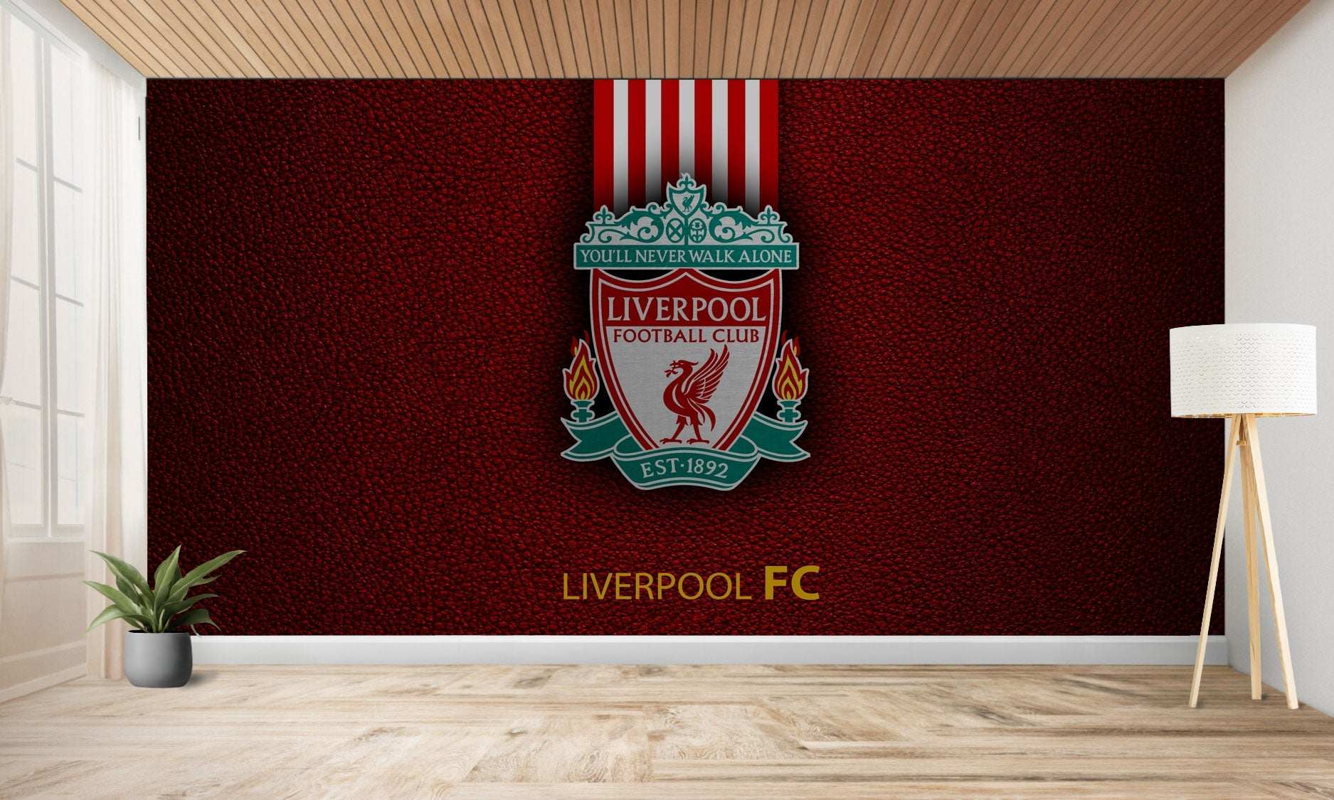 Décoration murale Liverpool FC.