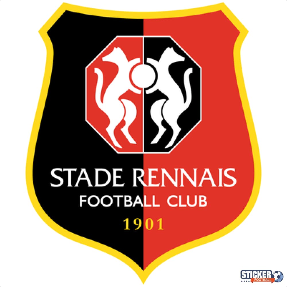 Sticker logo Rennes foot