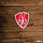 Sticker logo stade Brestois 29 - Vignette | stickers foot