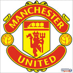 Stickers Manchester United - logo du club - Vignette | stickers foot