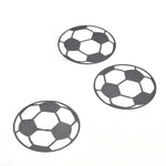 20 Stickers autocollant noir ballon - Vignette | stickers foot