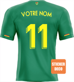 Autocollant football - maillot Bolivie - Vignette | stickers foot