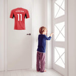 Déco sticker foot - Maillot de foot de Rennes Personnalisé - Vignette | stickers foot