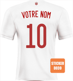 Déco adhésif maillot Norvege - Vignette | stickers foot