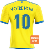Déco adhésif maillot SuÚde 2023 - Vignette | stickers foot