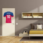 Déco sticker foot - maillot de Clermont Foot - Vignette | stickers foot