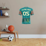 Sticker foot concept maillot Decoration interieur Minecraft - Vignette | stickers foot