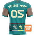 Sticker foot concept maillot Decoration interieur Minecraft - Vignette | stickers foot