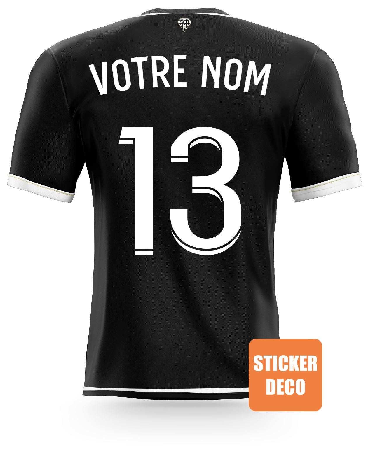 Déco foot ANGERS maillot sticker-foot