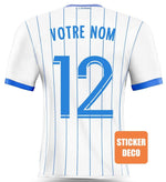 Déco sticker foot - maillot Auxerre - Vignette | stickers foot