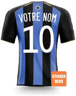Déco sticker foot - maillot club de Bruges - Vignette | stickers foot