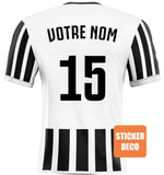 Déco sticker foot - maillot de Juventus - Vignette | stickers foot
