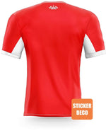 Déco sticker foot - maillot AS Monaco - Vignette | stickers foot