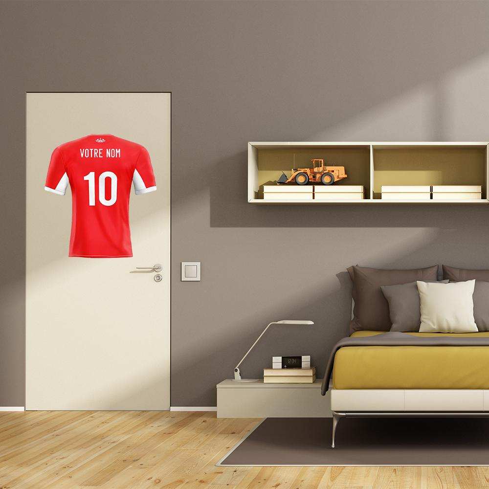 Déco foot MONACO Personnalisé sticker-foot