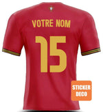 Déco sticker maillot Portugal personnalisé - Vignette | stickers foot