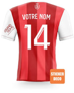 Déco sticker foot - Reims maillot - Vignette | stickers foot