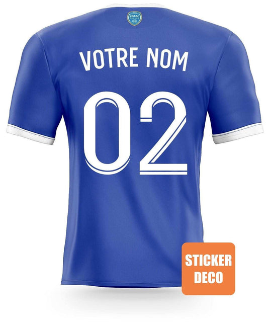 Déco foot TROYES Personnalisé sticker-foot