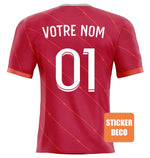 Déco sticker foot - Effet maillot pour fan LIVERPOOL - Vignette | stickers foot